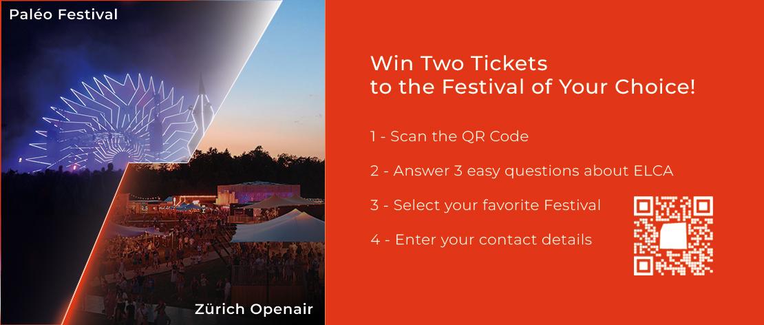 Festival lead capture: win two tickets