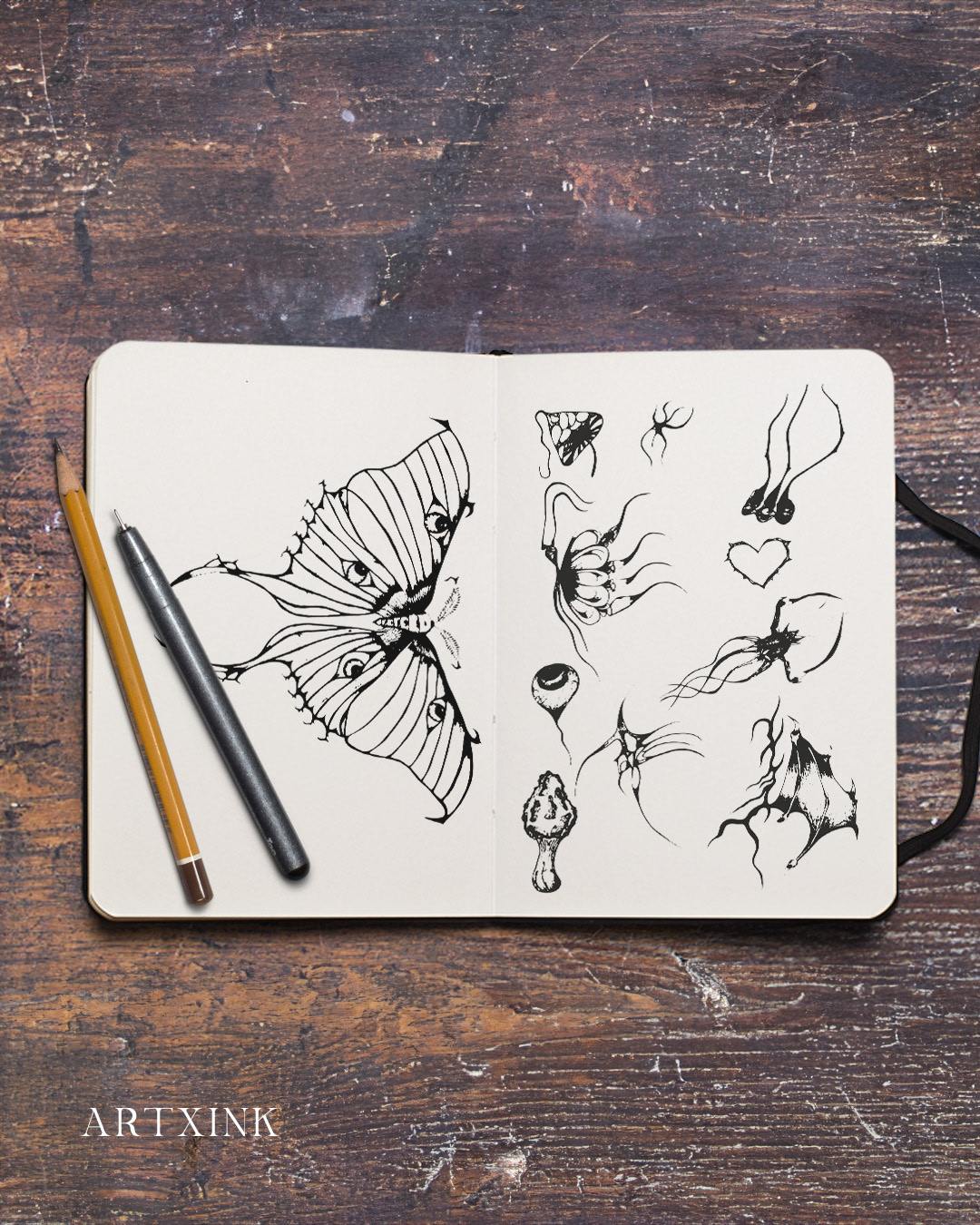 The artist’s flash, the starting point