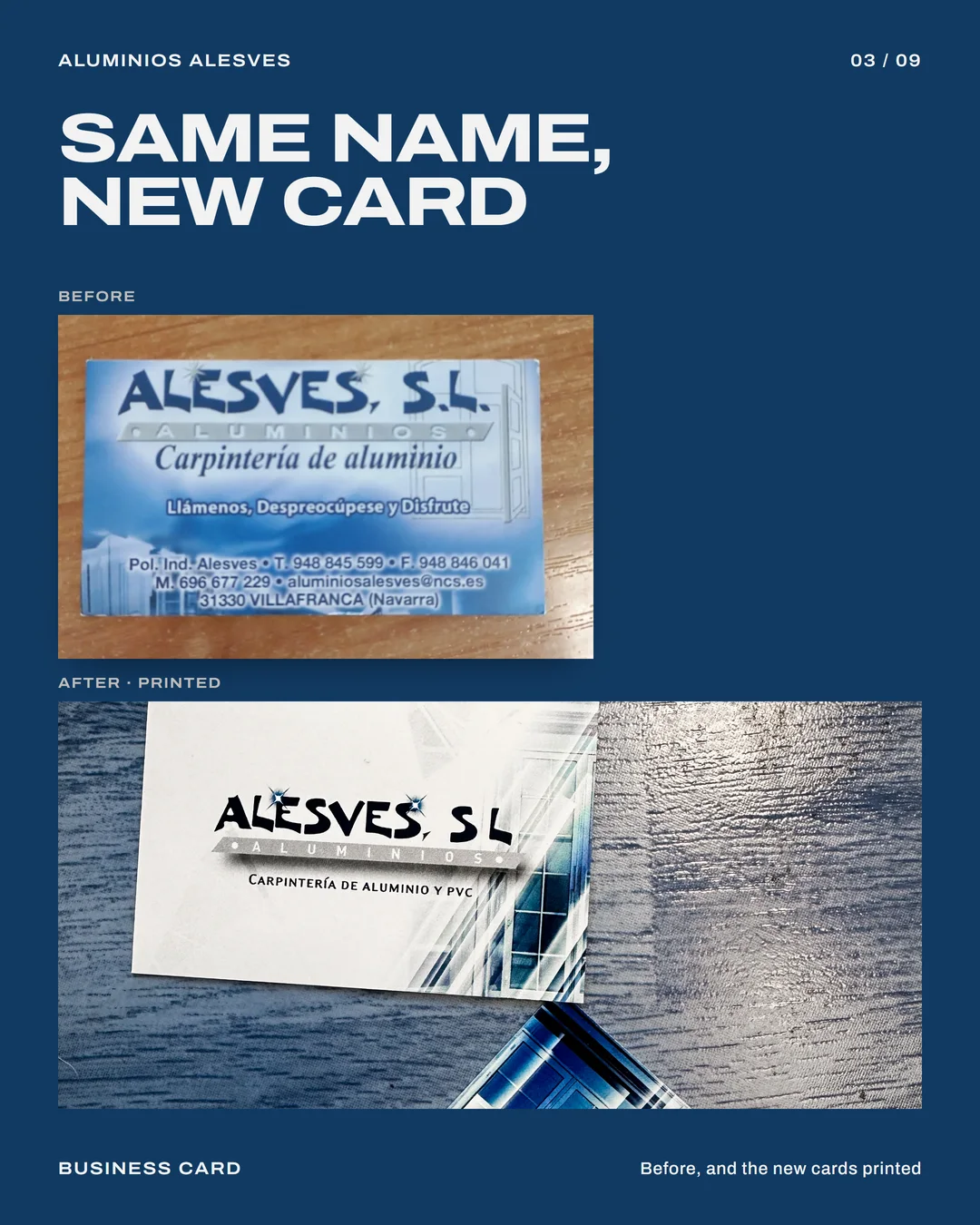 Aluminios Alesves, board 3 of 9